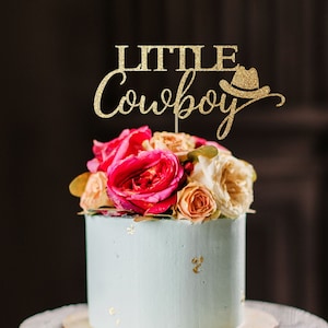 Little cowboy cake topper, cowboy birthday cake topper rodeo birthday party decorations rodeo themed birthday party for boy cowboy theme