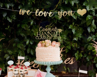 Class Of 2019 Banner Graduation Party Decorations High Etsy