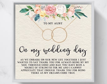 To My Aunt /& Uncle On My Wedding Day Card FPS0066 Aunt and Uncle Card Floral Card - Wedding Card Aunt and Uncle Gift