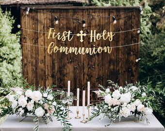 boy first holy communion decorations centerpieces