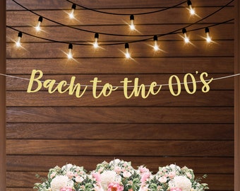 Bach to the 00s banner, 2000s bachelorette party theme, nineties bachelorette decorations, y2k themed birthday party decor, hen party decor