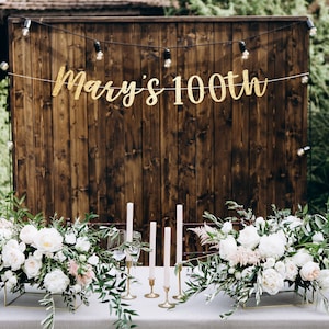 100th birthday custom banner 100 birthday banner personalized banner 100 birthday party decorations, 100th birthday decor, 100 custom banner