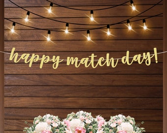 Happy match day banner, match day residency decorations, doctor match party decorations, match day 2026 md, match day celebrations