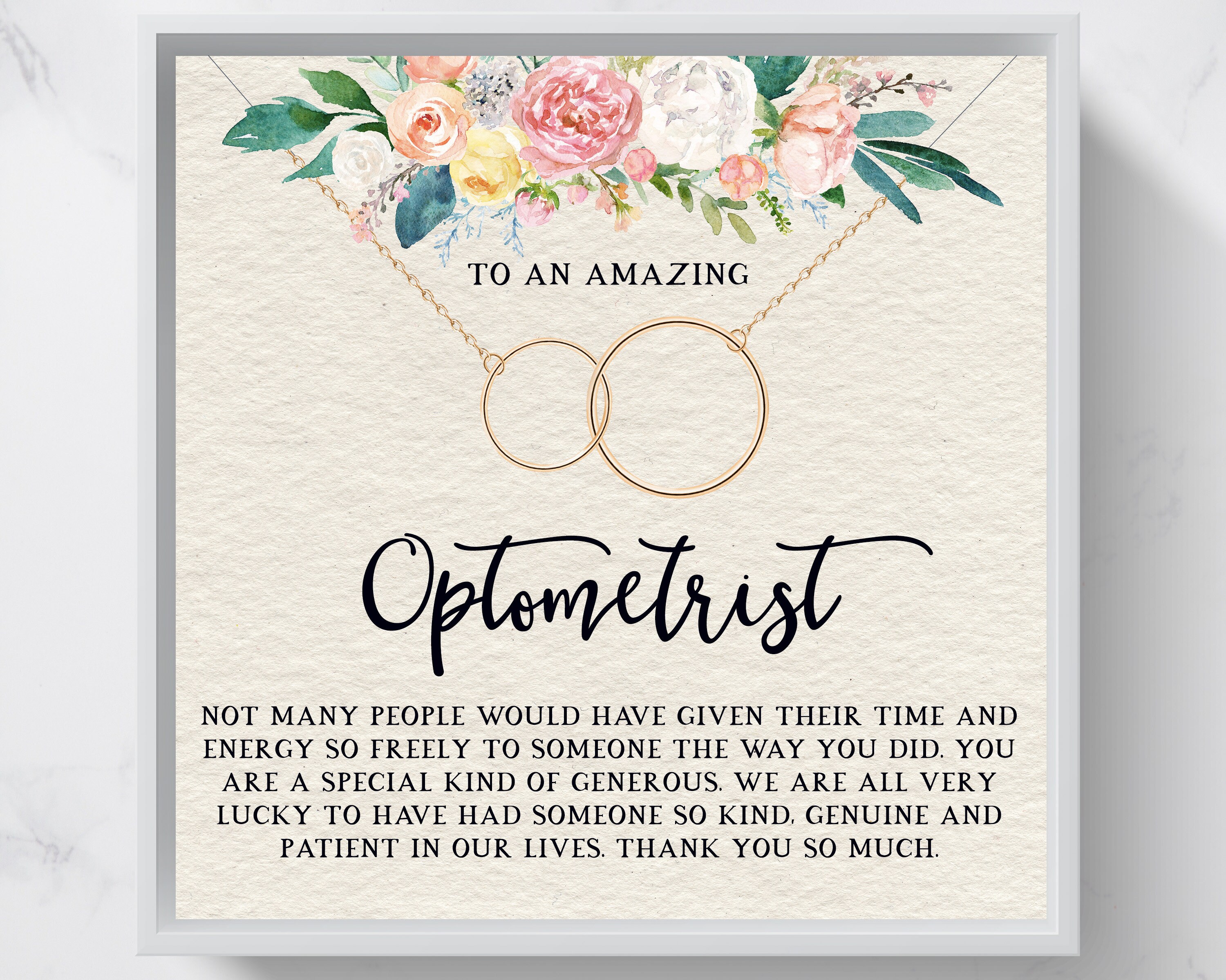 Optometrist gift optometrist thank you gift appreciation gift Etsy