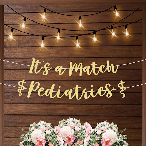 Personalized match day party decorations, match day 2026, residency match day, specialty match, do doctor party decorations, osteopathic