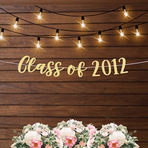 ANY YEAR* Class of 2012 reunion banner, 10 year high school class reunion banner, 20, 30, 50 year reunion banner, reunion ideas, party decor