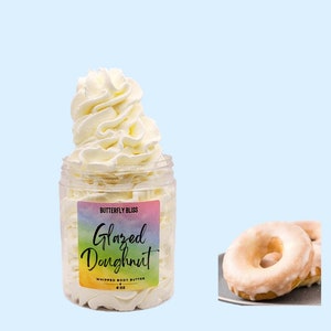 Glazed Doughnut Scented | Whipped Body Butter | Doughnut lotion | Organic Lotion | Lotion | Natural Body Butter | Body Butter | Bakery Scent