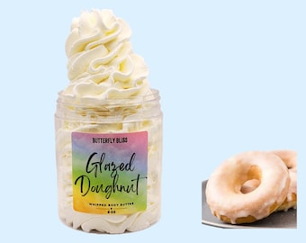 Glazed Doughnut Scented | Whipped Body Butter | Doughnut lotion | Organic Lotion | Lotion | Natural Body Butter | Body Butter | Bakery Scent