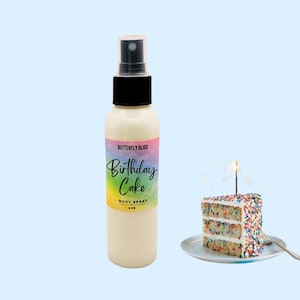 Birthday Cake Body Perfume Spray