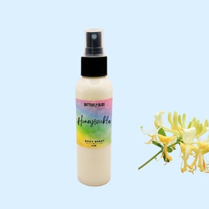 Honeysuckle Scented Body Mist and Perfume Spray