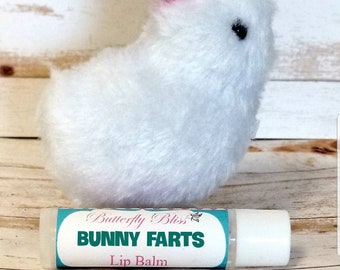 Cadeaux de Pâques | Baume à lèvres de Pâques | Baume de Pâques | Baume à lèvres Bunny Farts | Idées de panier de lapin | Idées de paniers de Pâques | Cadeaux de Pâques drôles | Lèvres