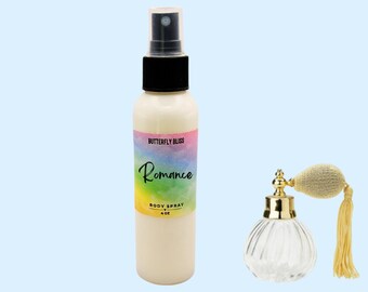 Sandelholz Körperspray | Bernstein Körpernebel | Sandelholz Spray | Romantik Körpernebel | Valentinstag Geschenkideen für Frau | Geschenke für Freundin