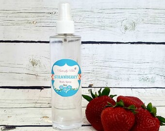 Strawberry Scented Body Spray