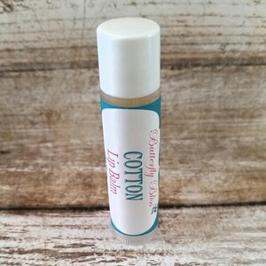 Vitamin E Lip Balm | Cotton Lip Balm | All natural Lip Balm | Handmade Lip Balm | Moisturizing lip balm | Natural Balm | Cotton balm | balm