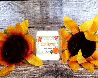 Sunflower Wax Melts | Sunflower Scented Wax Melts | Sunflower wax | soy wax melts | Paraffin Free Wax  | Sunflower | Fun Wax Melts | Fall