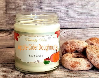 Apfelwein Dougnut Duftkerze | Apfelwein Donut Duftkerze | Apfel Duftkerze | Donut Duftkerze | Donut Kerze