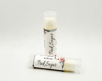 Pink Sugar Scented Lip Balm | Cotton Candy Lip balm | Lip Balm tubes | Valentines Day Party Favors | Cotton Candy Lip Balm | Cheap Gift Idea