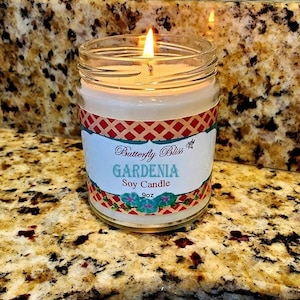 Gardenia Candle | Scented Candles and Wax Melt | Flower Scent Candle | Highly Scented Candles and Wax Tarts | Gardenia Scent | Gift for Mom