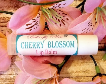 fresh lip balm | cherry blossom | cherry blossom lip balm | healing lip balm | moisturizing lip balm | soft lips | beeswax lip balm | lips