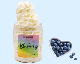 whipped body cream | whipped body frosting | whipped body butter vegan | body butter organic | blueberry body butter | body butter lotion