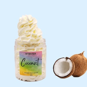 Homemade Body Butter | Coconut Body Butter | Whipped Body Butter | Shea Body Butter | Natural Body Butter | Natural Lotion | Coconut lotion
