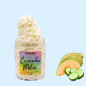 Cucumbers & Melons Natural Lotion | Melon Hand Cream | Vegan Lotion | Skin Care Products | Vegan Body Butter | Natural Body Butter | Body
