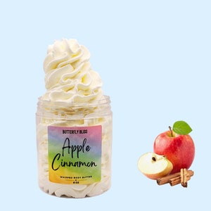 Apple Cinnamon body butter in 4oz and 8oz