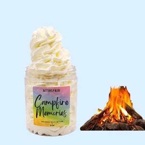Campfire Lotion | Marshmallow Lotion | Campfire Scented | Campfire Gifts | Camping Gift | Camper Gift | Happy Camper Gift | Fireside Scent