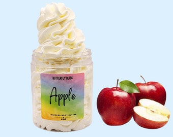 manteca corporal batida / manteca corporal de manzana / manteca corporal / natural / manteca de karité batida / loción de manteca de karité / loción hidratante / loción