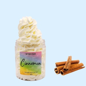whipped hand cream | Body Butter | Cinnamon Lotion | Natural Body Butter | Cinnamon Whipped Body Butter | Cinnamon | Natural Lotion