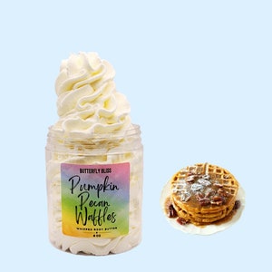 Pumpkin Pecan Waffles Body Butter | Pumpkin Waffles Scented Whipped Body Butter | Bakery Scented Body Butter | Pumpkin Waffle Lotion
