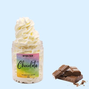 opgeklopte bodyboter | Chocoladeslagroomboter | Chocoladelotion | Bodyboter karité | Natuurlijke bodyboter | Natuurlijke lotion | Chocolade