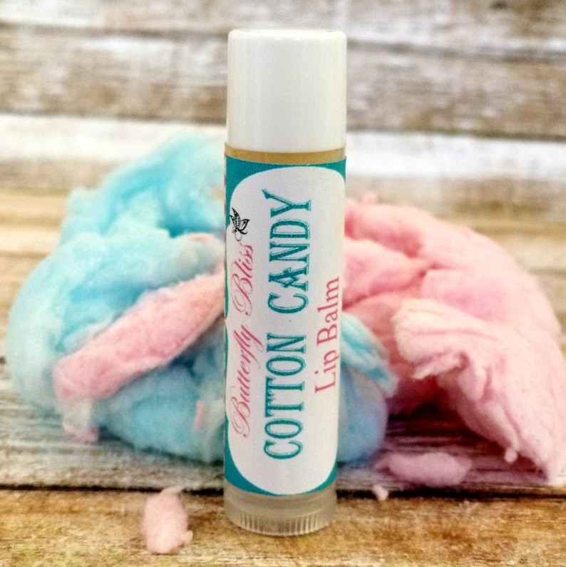 Organic Lip Balm Cotton Candy Lip Balm Cotton Candy Etsy