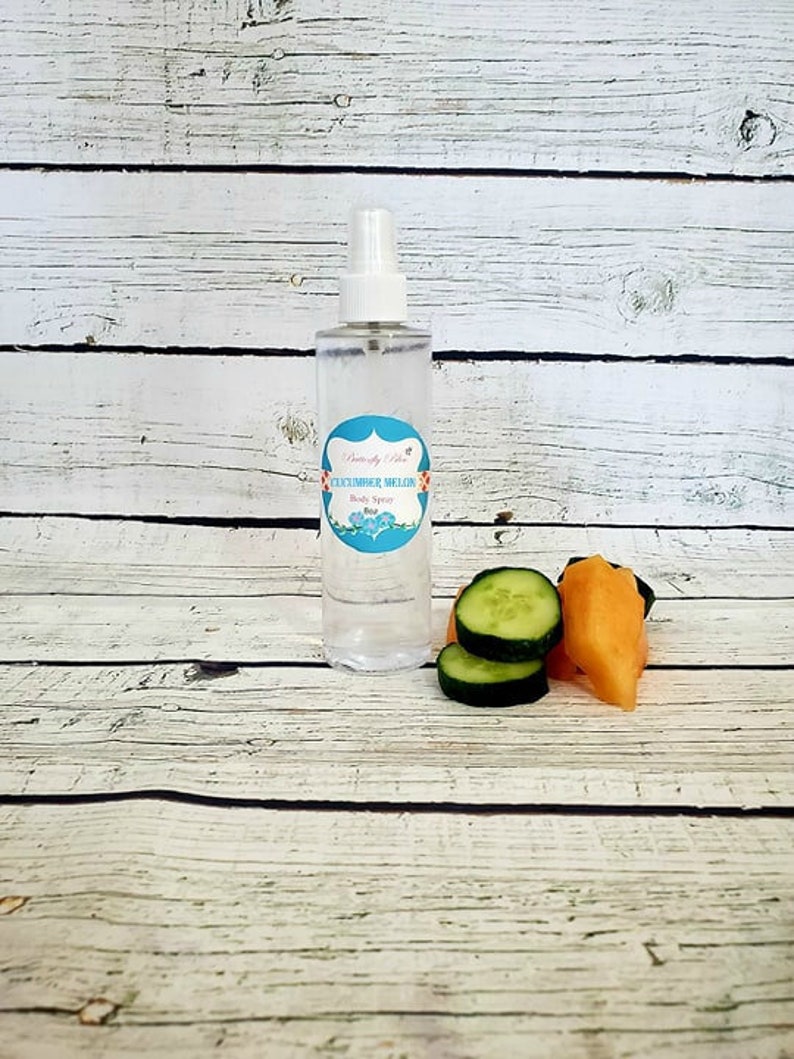 Cucumber Melon Scented Body Mist and Perfume Spray Etsy