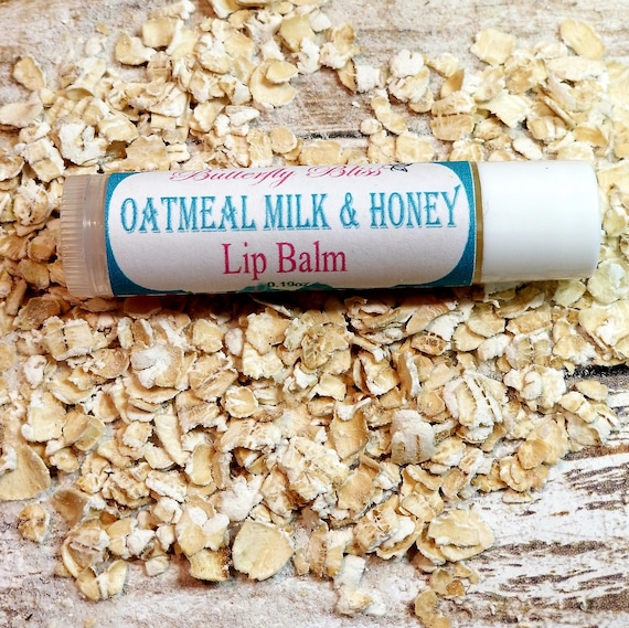 Oatmeal Milk and Honey Lip Balm | beeswax lip balm | sugar lip balm | fall lip balm | dry lips Lip balm | organic lip balm | lip balms