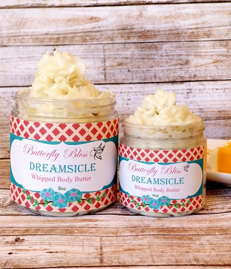 Homemade Body Butter Whipped Shea Butter Shea Body Lotion Etsy