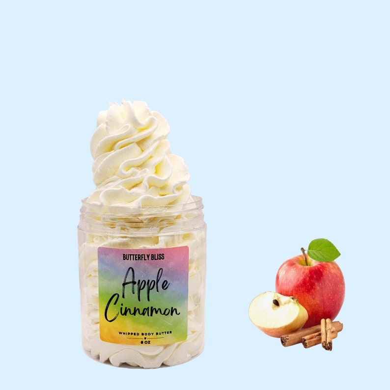 Apple Cinnamon body butter in 4oz and 8oz