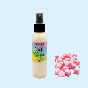 Pink Sugar Body Spray | Sweet Caramel Vanilla Mist with Fruity Florals | Playful Perfume | Sweet Perfume Mist | Luxury Scent for her