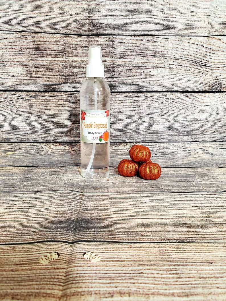 Pumpkin Gingerbread Scented Body Mist and Perfume Spray Etsy