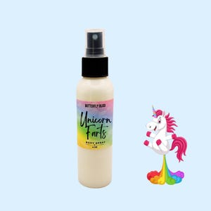 Spray Corporal Unicorn Farts | Bruma de Algodão Doce, Frutas Vermelhas e Baunilha | Fragrância Doce e Caprichosa | Spray Corporal Infantil | Perfume com Aroma de Algodão Doce
