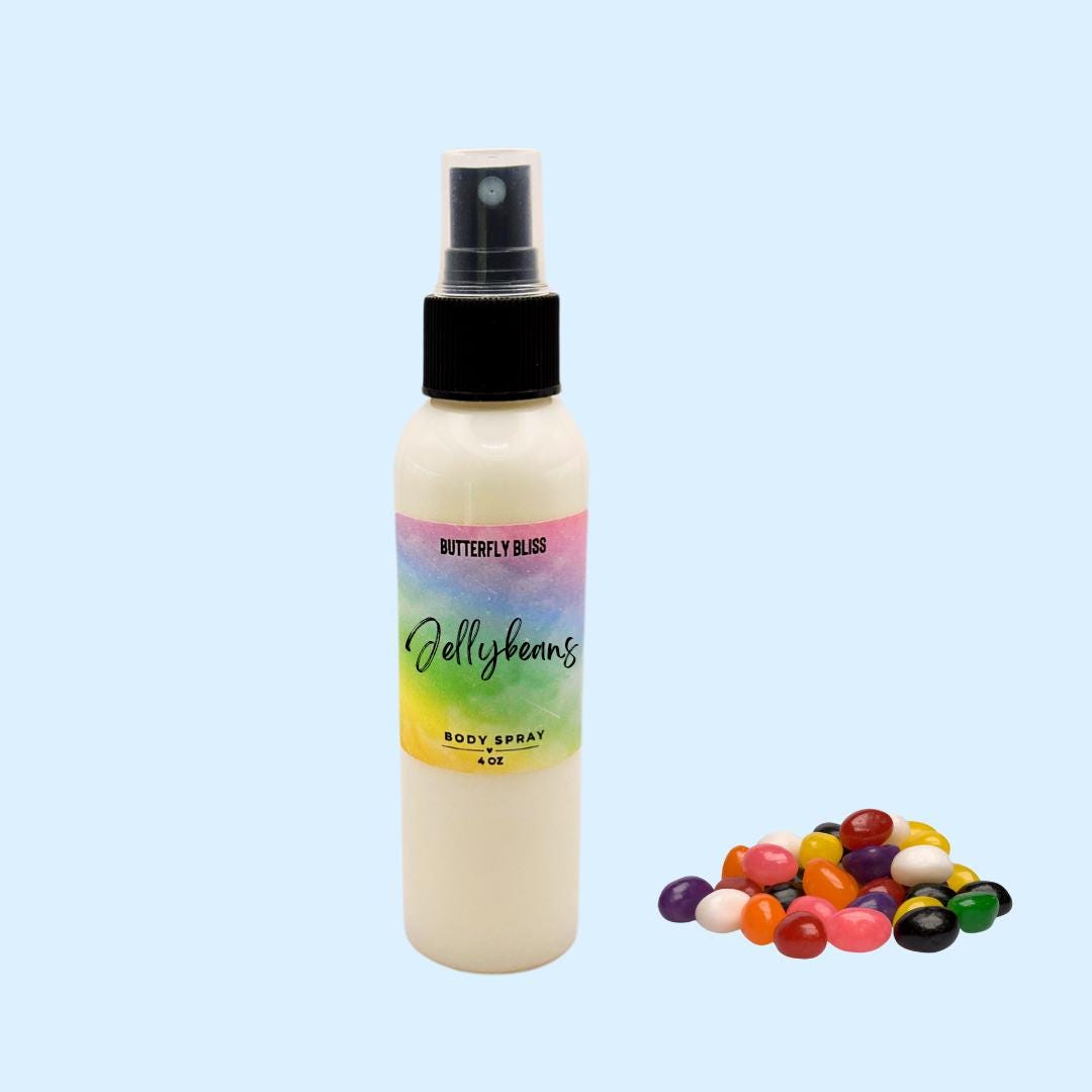 Jellybeans Body Spray Mist | Sweet Candy Scent With Peach & Strawberry ...