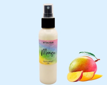 Mango Body Spray | Juicy Fresh Mango Mist | Fruity Summer Scent | Alcohol-Free Perfume | Juicy Mango Scent | Tropical Gift for Her