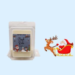 Sleigh Ride Wax Melts | Christmas Scented Wax Melt | White elephant gift ideas | secret santa gift | Unique stocking stuffer gift ideas