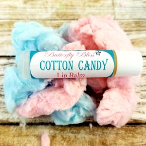 organic lip balm | cotton candy lip balm | cotton candy scented lip balm | lip balm tubes | natural lip balm | beeswax lip balm tubes