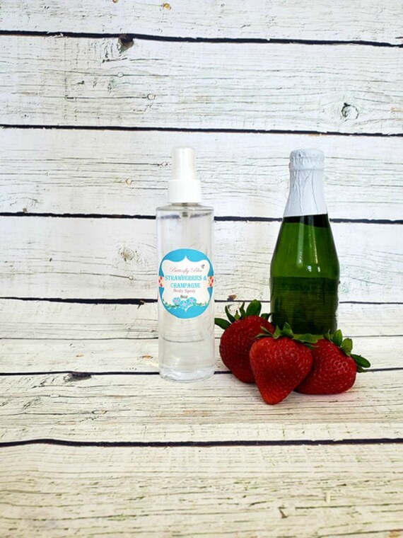 Strawberry and champagne body spray sale