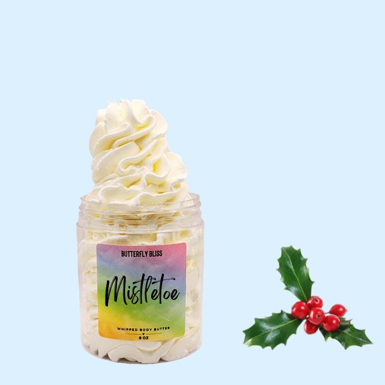 Mistletoe body butter in 4oz and 8oz