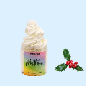 Mistletoe Mistletoe scented christmas body butter girlfriend gift fiance gift best christmas gift handmade gifts homemade gift 4 Fluid ounces