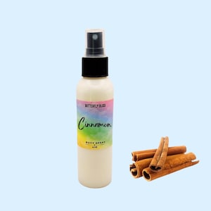 Lichaamsspray met kaneel | Gedurfde gekruide mist met kruidnagel en zoete kaneel | Herfstparfum | Seizoensgeur | Gezellig herfstcadeau | Warme herfstgeur