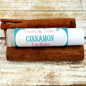 Selbstgemachter Lippenbalsam | Zimt Lippenbalsam | Ganz natürlicher Lippenbalsam | Handgemachter Lippenbalsam | Zimt Lipgloss | Natürlicher Balsam | Bienenwachs Lippenbalsam