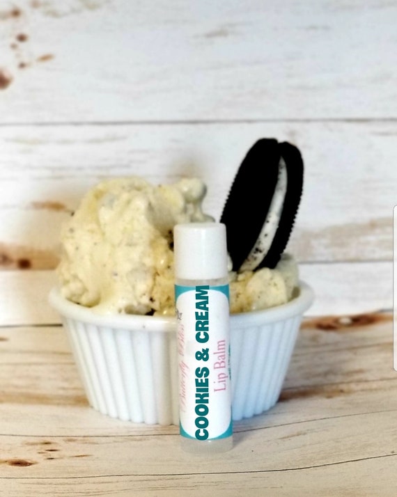Cookie Lip Balm | Cookies and Cream Lip Balm | Vanilla Lip Balm | Chocolate  Scented Lip Balm | Dessert Scented Lip Balm | Sugar Lip Balm